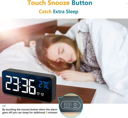 Avelena | 11,5-Zoll Digitaler Kalender Tagesuhr mit 19 Erinnerungen – Claryon