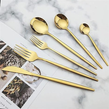 Avelena 36-teilige Edelstahl Besteckset – Elegantes & Langlebiges Design