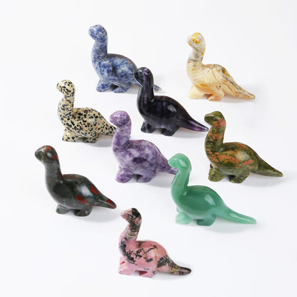 Avelena | Frendorf 2,5 Zoll Kristall Dinosaurier Zuhause Dekoration Edelstein Deko