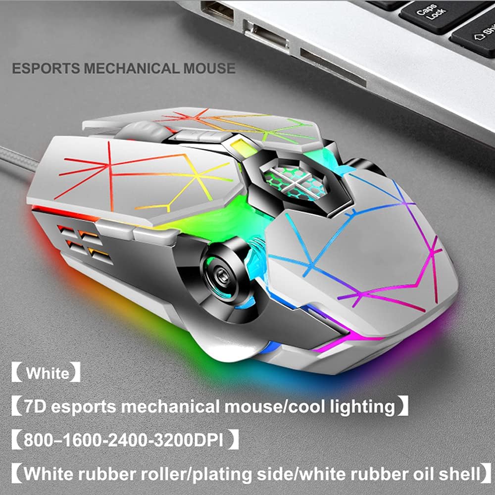 Avelena | 87-Tasten Mechanische Gaming-Tastatur RGB Hintergrundbeleuchtet Blaue Schalter