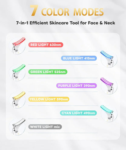 Avelena | RadiantGlow 7-Farben LED-Gesichtsmaske