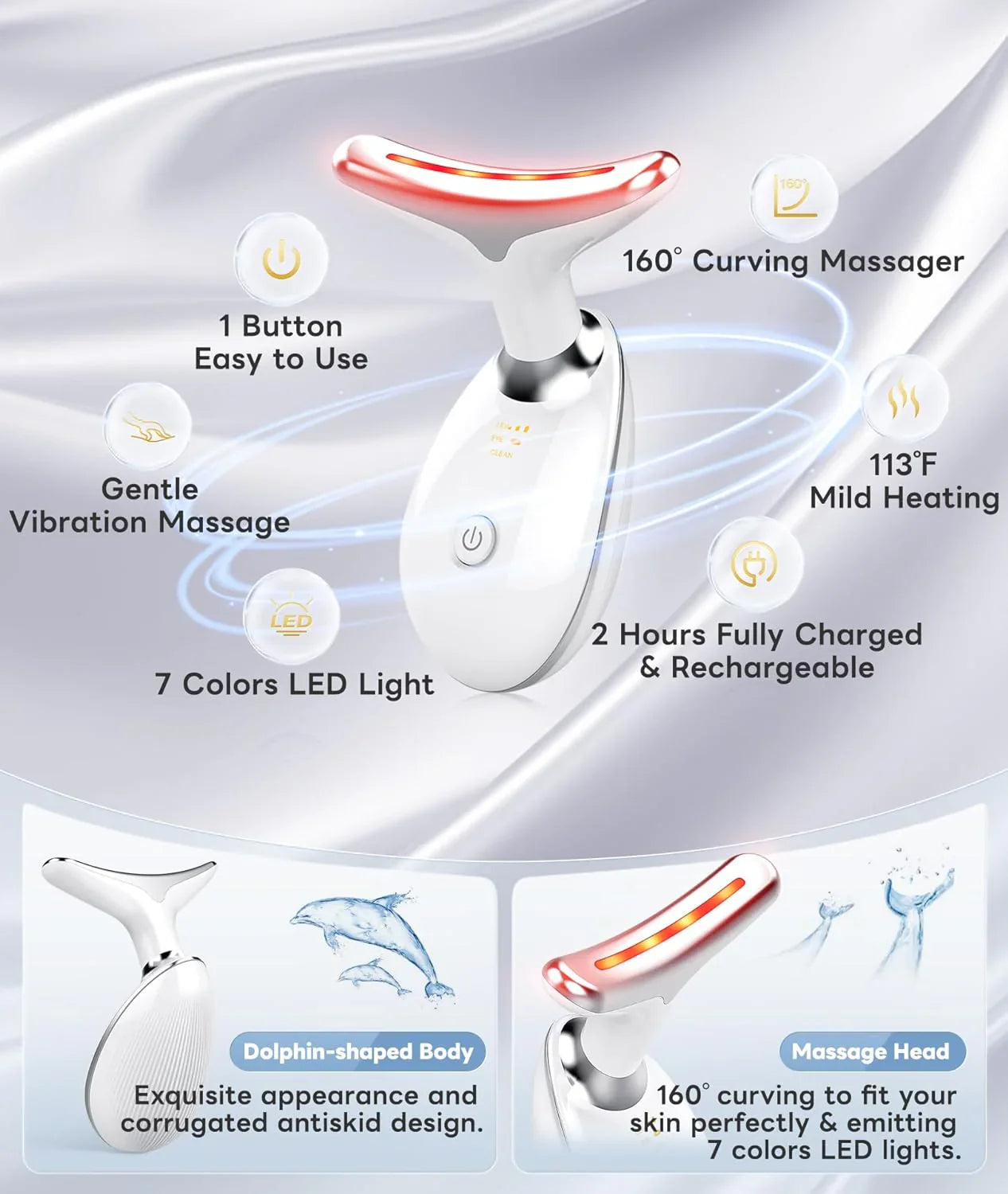 Avelena | RadiantGlow 7-Farben LED-Gesichtsmaske