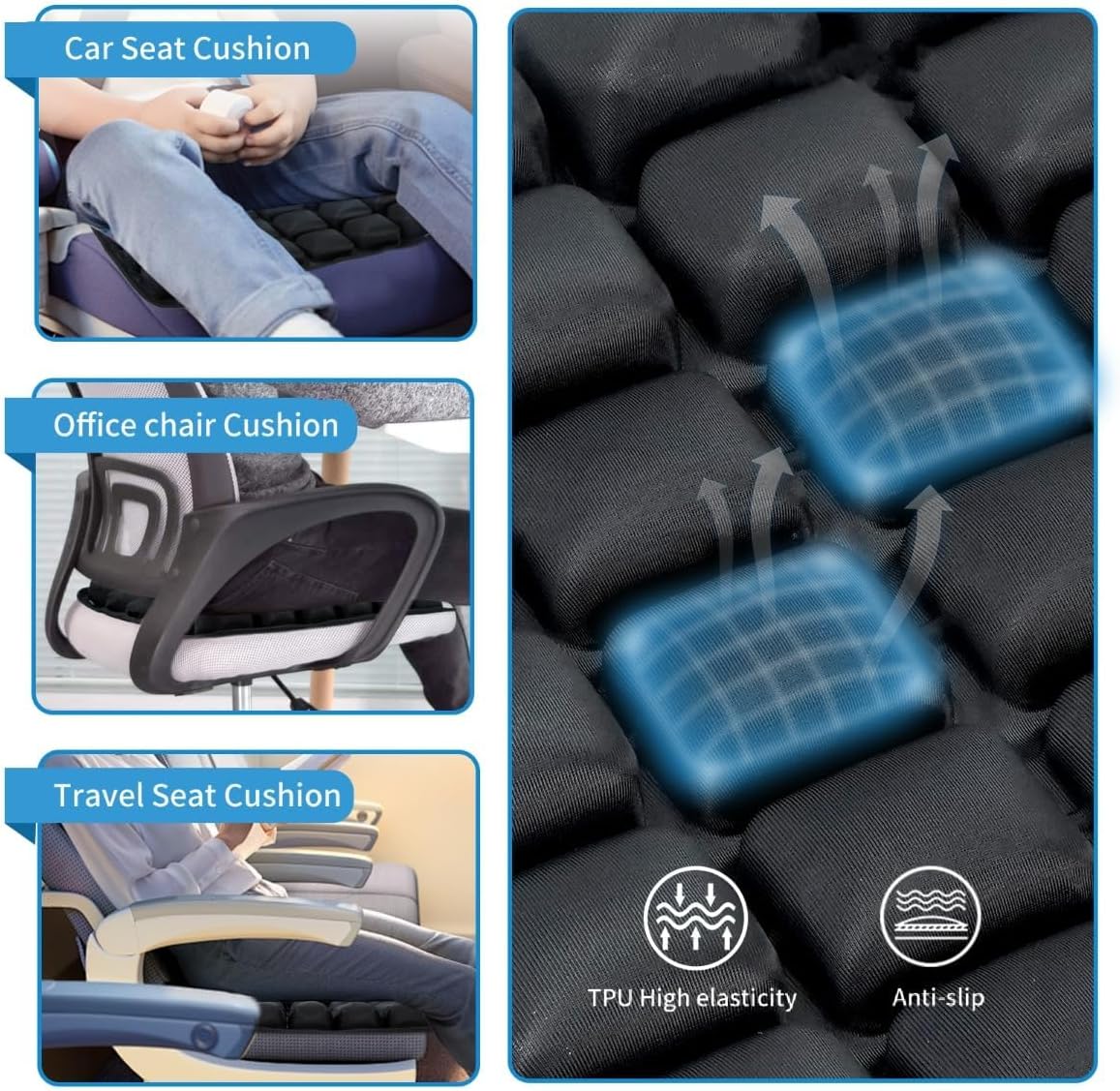Avelena | Aufblasbares Reisekissen mit ergonomischer Druckentlastung – AirComfort
