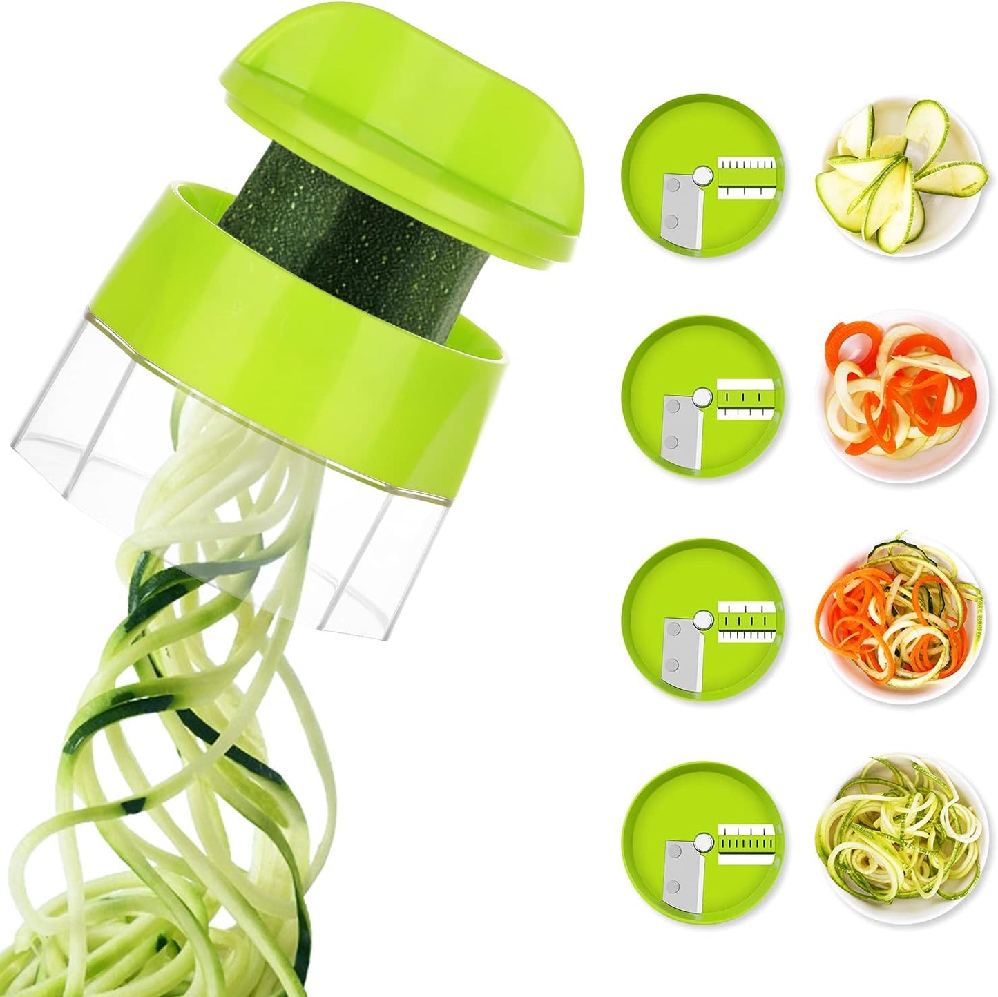 Avelena | 4-In-1 Zoodle Maker – Gemüse Spiral Schneider