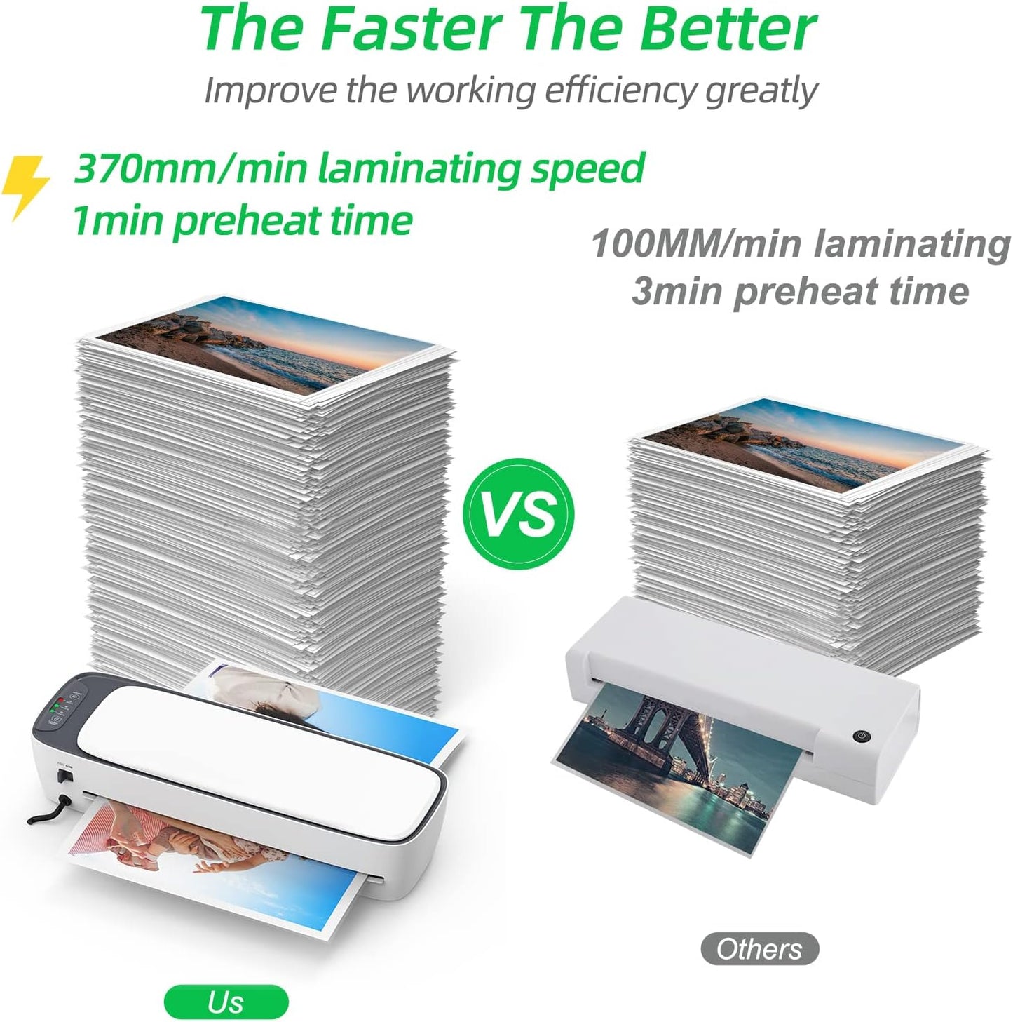Avelena | A3 Desktop Laminator Set mit heißer & kalter Mode und 6-in-1-Funktionen – Lexaro