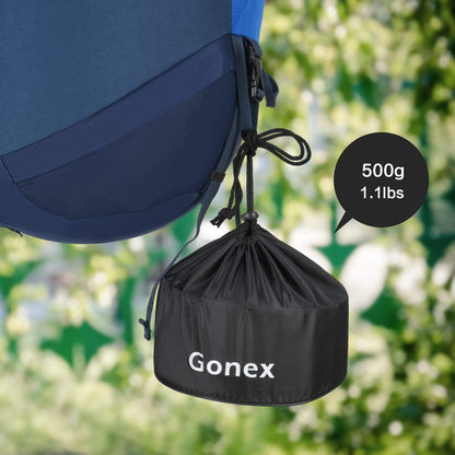 Avelena | Gonex 11-Teilig/13-Teilig/16-Teilig/21-Teilig Camping Küchenutensilien Set Mess Kit, Rucksackausrüstung Kochutensilien, Stapelbare Tragbare Antihafttopf Pfanne Kochen Für Outdoor Wandern