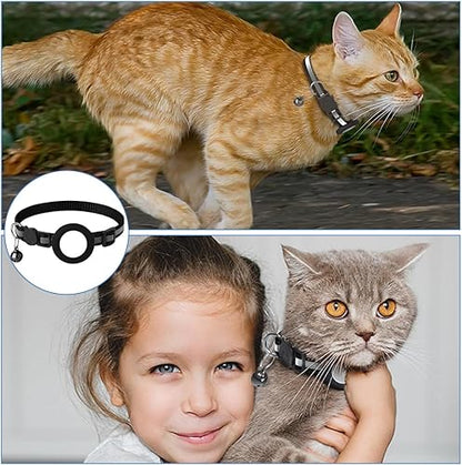 Avelena | Katzen GPS Tracker Halsband | Schnellverschluss, reflektierendes Design & strapazierfähig für Outdoor-Sicherheitsabenteuer