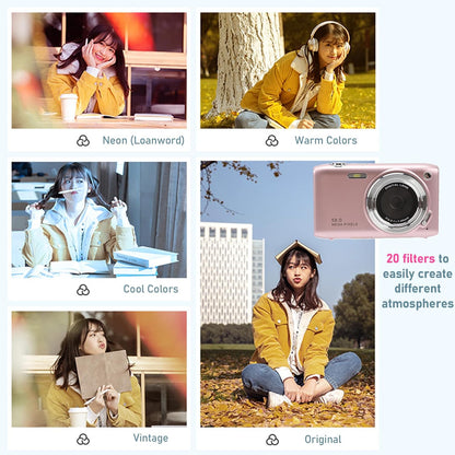 Avelena | 4K Kompakte Digitalkamera mit 58MP Fotos und 16X Zoom – Lumora