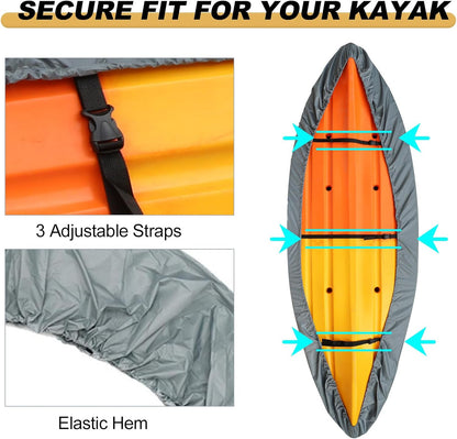 Avelena | Wasserdichtes UV-beständiges Kajak Cover mit verstellbaren Riemen – Marivor