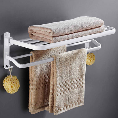 Avelena | Weißes Badezimmerzubehör Hardware-Set Modernes Badezimmerzubehör-Set, Handtuchhalter