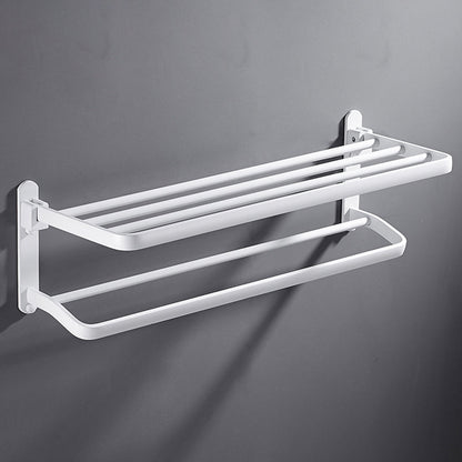 Avelena | Weißes Badezimmerzubehör Hardware-Set Modernes Badezimmerzubehör-Set, Handtuchhalter