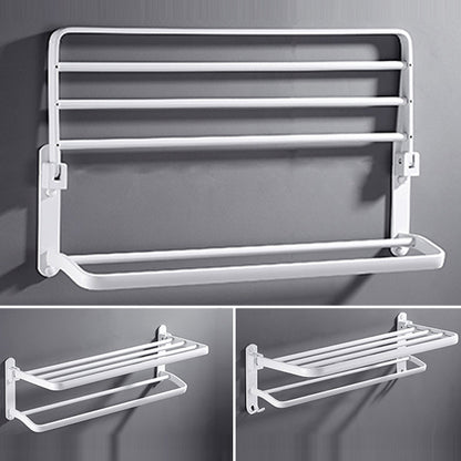 Avelena | Weißes Badezimmerzubehör Hardware-Set Modernes Badezimmerzubehör-Set, Handtuchhalter