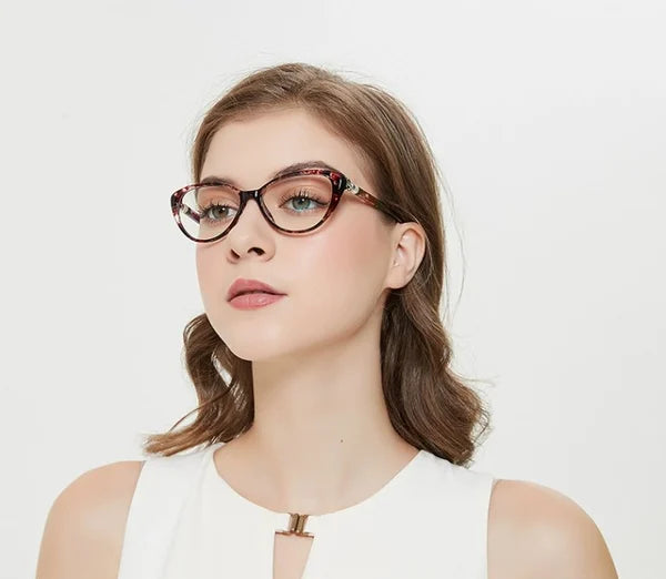 Avelena | Icone Cateye Anti-Blautt Licht Katze Auge Lesen Brillen