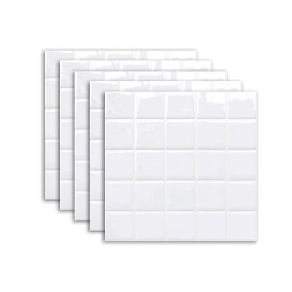 Avelena | Weiße Mosaik Peel & Stick Fliese Wasserfeste Küchenrückwand Tapete