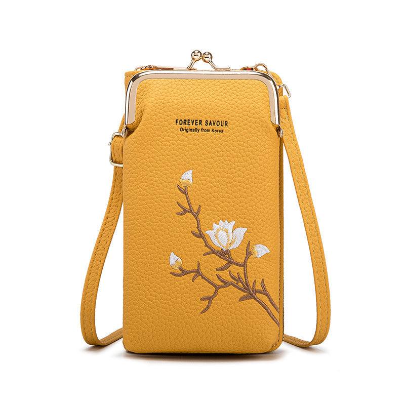 Avelena | Bestickte Damen-Crossbody-Geldbörse
