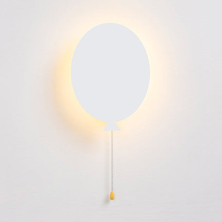 Avelena | Holz Slim Panel Ballon Wandlampe Cartoon Led Wandbeleuchtung für Kinderzimmer Kindergarten
