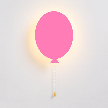 Avelena | Holz Slim Panel Ballon Wandlampe Cartoon Led Wandbeleuchtung für Kinderzimmer Kindergarten