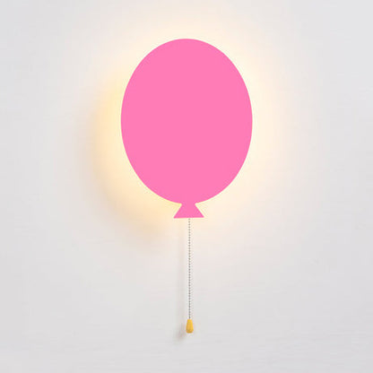 Avelena | Holz Slim Panel Ballon Wandlampe Cartoon Led Wandbeleuchtung für Kinderzimmer Kindergarten