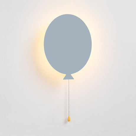 Avelena | Holz Slim Panel Ballon Wandlampe Cartoon Led Wandbeleuchtung für Kinderzimmer Kindergarten