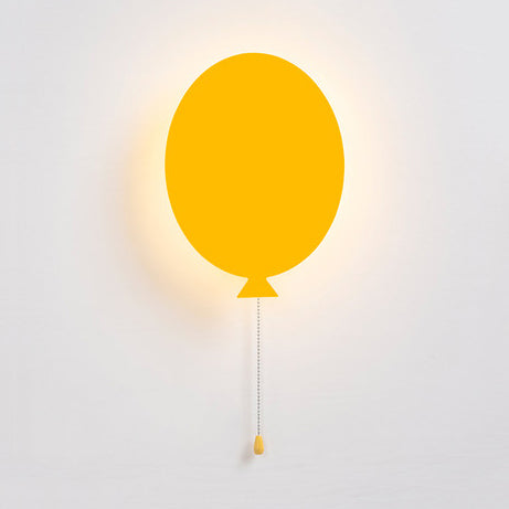 Avelena | Holz Slim Panel Ballon Wandlampe Cartoon Led Wandbeleuchtung für Kinderzimmer Kindergarten