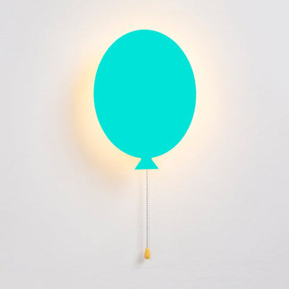 Avelena | Holz Slim Panel Ballon Wandlampe Cartoon Led Wandbeleuchtung für Kinderzimmer Kindergarten