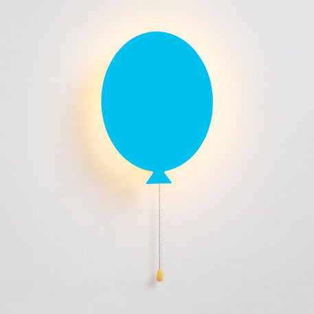 Avelena | Holz Slim Panel Ballon Wandlampe Cartoon Led Wandbeleuchtung für Kinderzimmer Kindergarten