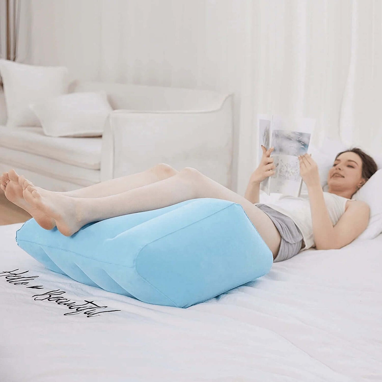 Avelena | Ergonomisches Bein & Fußkissen Komfort & Entspannung
