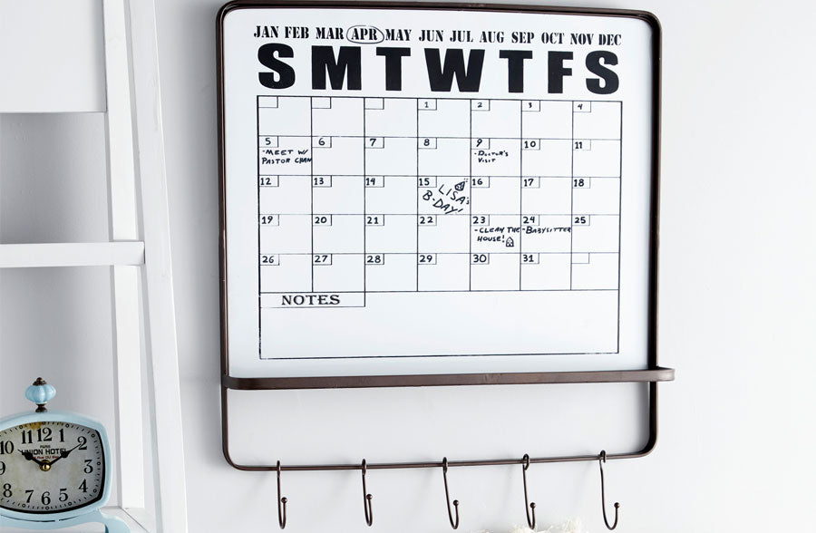 Avelena | Trockene Tafel Kalender Wandregal
