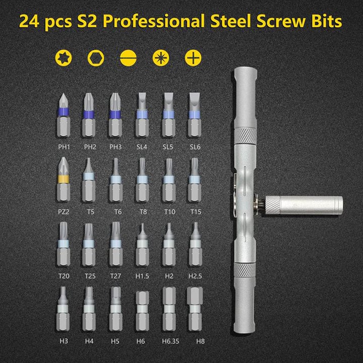 Avelena | 24 in 1 Magnetischer Schraubendreher Set