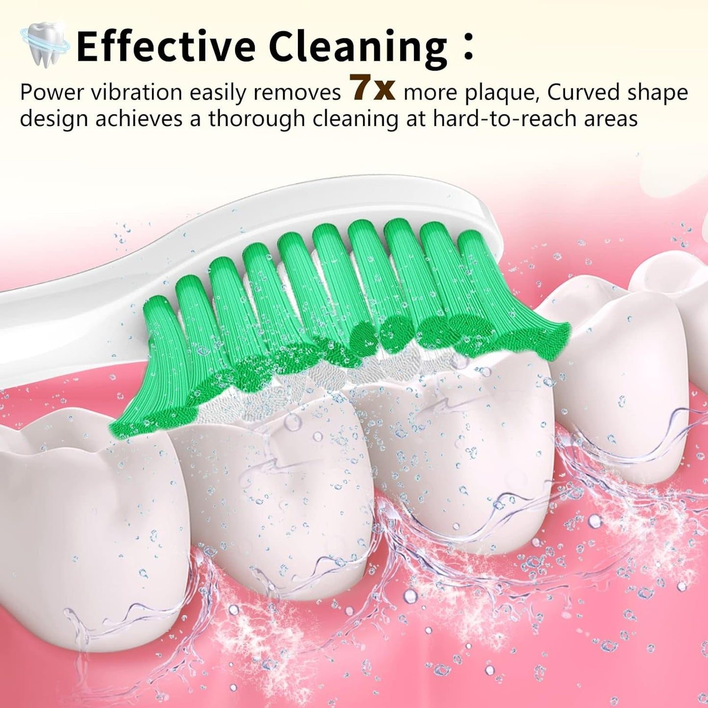 Avelena | Aoremon Ersatzbürstenköpfe Für Philips Sonicare E-Series Essence Hx7022/66 Und Andere Schraub-Auf Elektrische Zahnbürstenmodelle, 6 Paket
