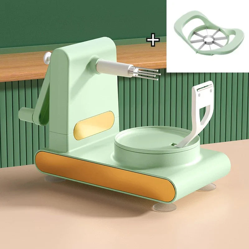 Avelena | Einfacher Gemüse- und Obstschäler mit Handkurbel – Für müheloses Schälen