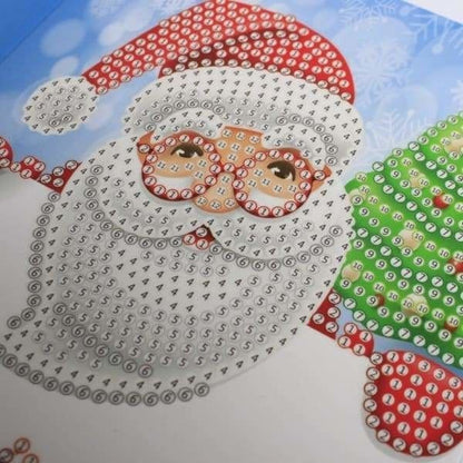 Avelena | 5D Diamantmalerei Weihnachtskarten Neuheit (8er-Pack)