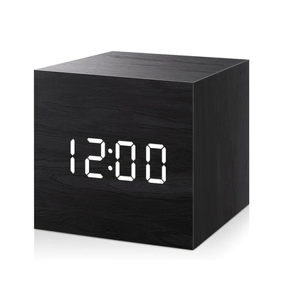 Avelena | Uhr Stilvolle Holzuhr mit Led-Display