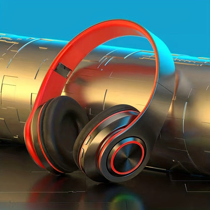 Avelena | BeatLuxe | Zusammenklappbare Over-Ear Kopfhörer mit eingebautem Mikrofon