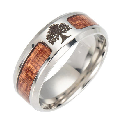 Avelena | Edelstahl Lebensbaum Ring für Damen Elina