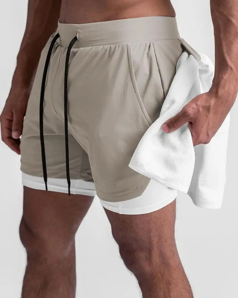 Schnell trocknende, bequeme Herren-Sportshorts