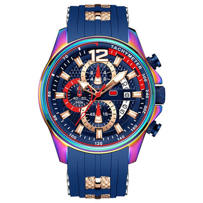 Avelena | Wasserdichte Motorsport-Uhr für Männer mit leuchtend