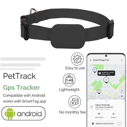 Avelena | AnimalTracker Mini – Smart Hund und Katze Bluetooth Halsband Tracker