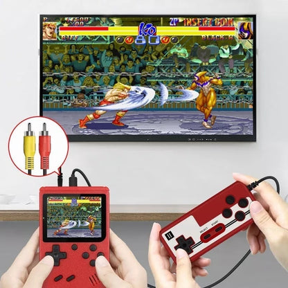Avelena | PixelPlay | Klassische Retro-Spielkonsole mit 400 eingebauten Spielen