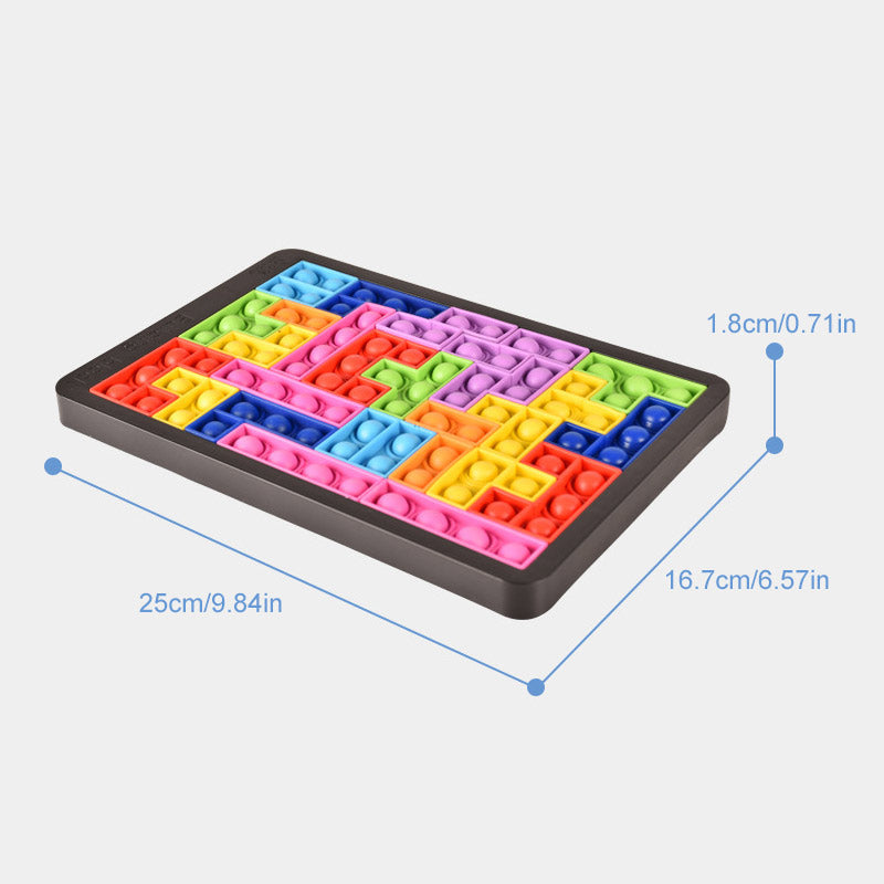 Avelena | Dekompressions Tetris Spielzeug aus Silikon
