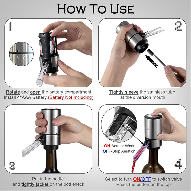 Avelena | Elektrischer Weinbelüfter Ausgießer