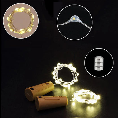 Avelena | Flasche Licht Kork Nacht Licht Diy Deco Geschenk