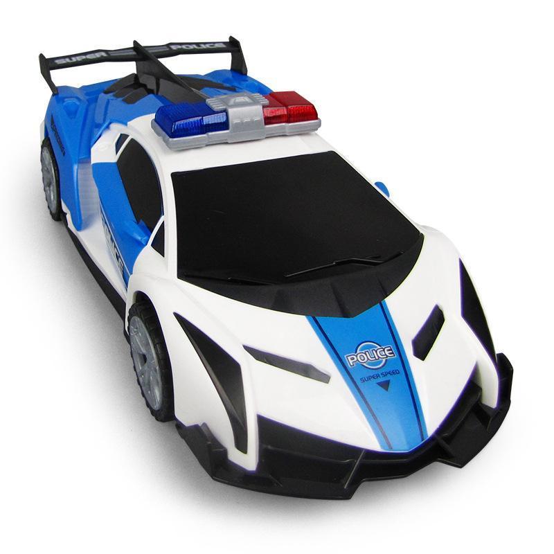 Avelena | 360 Grad Rotationsrad Musikernde Led-Beleuchtung Elektronisches Polizeiauto