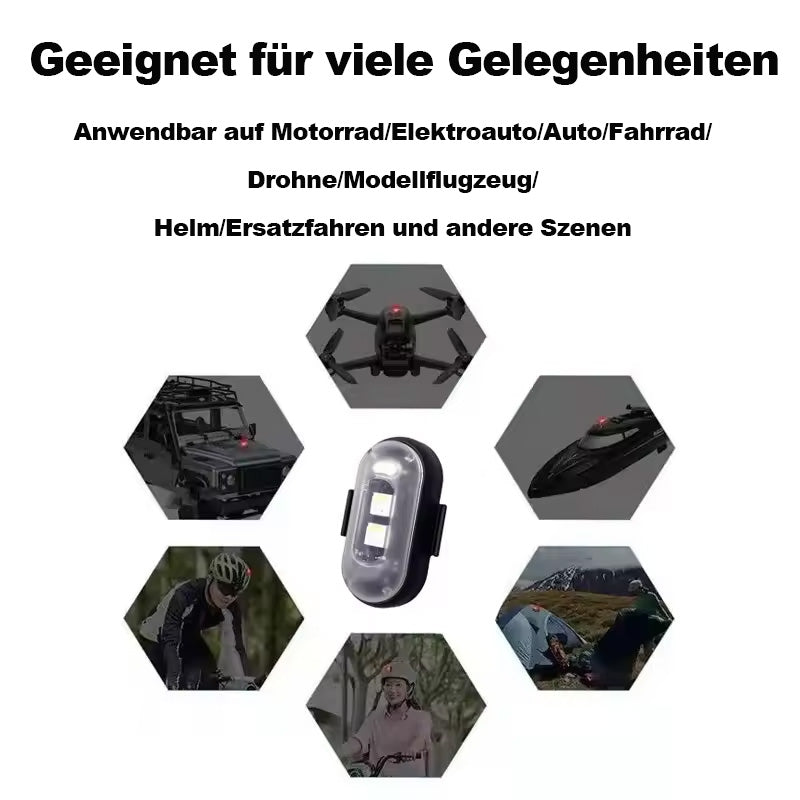 Avelena | Drahtlose ferngesteuerte Flugzeuglichter + Fernbedienung