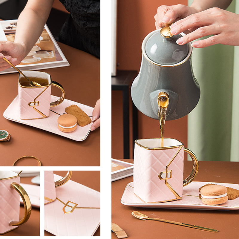 Avelena | Kreative Tasse mit Schale und Löffel