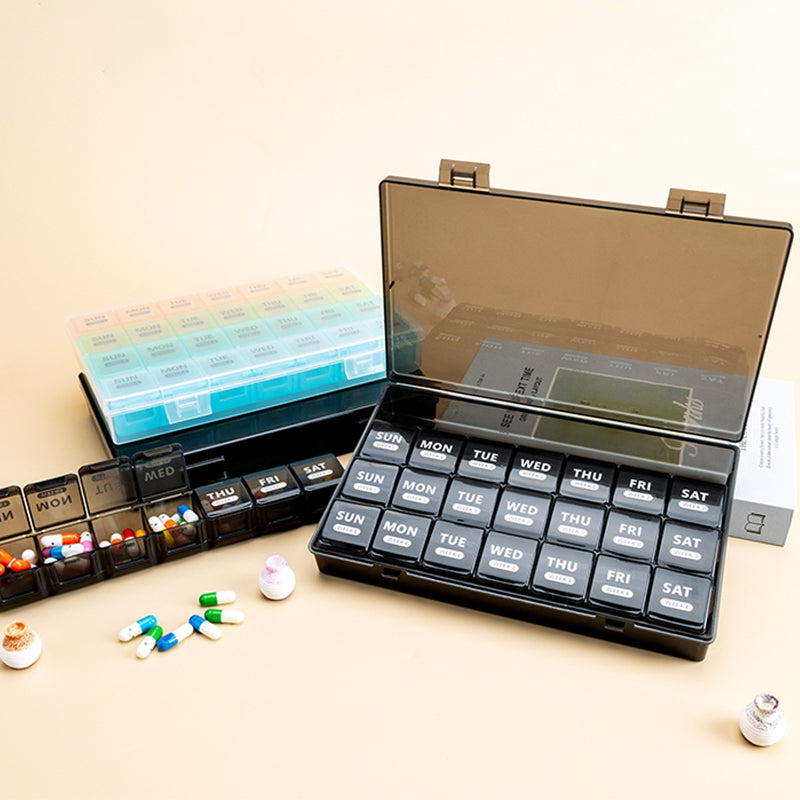 Avelena | Tabletten-Organizer (28 Fächer)