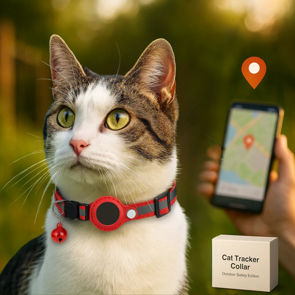 Avelena | Katzen GPS Tracker Halsband | Schnellverschluss, reflektierendes Design & strapazierfähig für Outdoor-Sicherheitsabenteuer