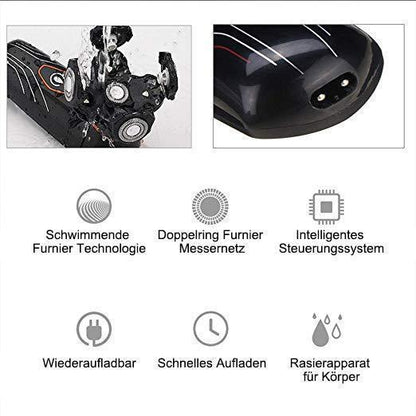 Avelena | 5 in 1 Männer wiederaufladbar 4D Rotary Rasierer