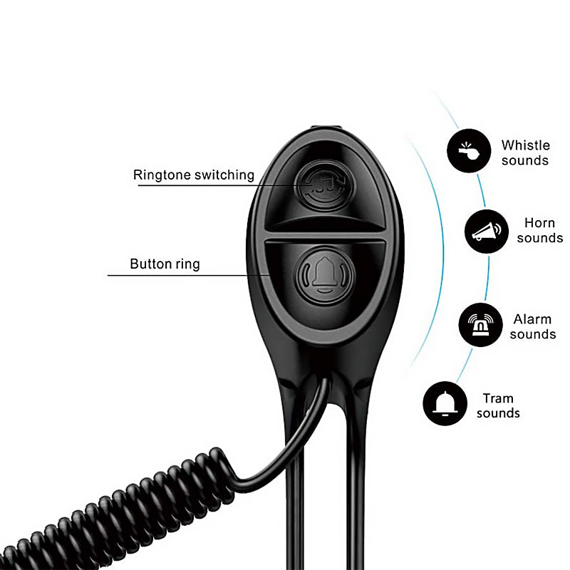 Avelena | Wasserdichte Wiederaufladbare Elektrische Fahrradklingel