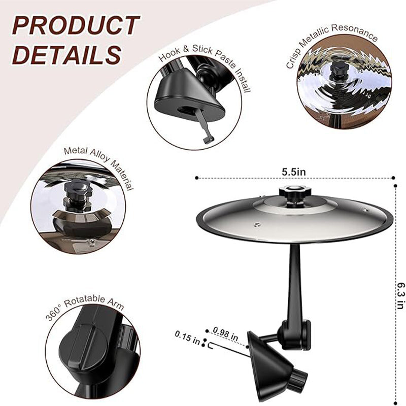 Avelena | Auto-Luftausströmer-Dekoration – Mini-Trommelbecken